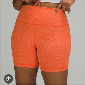 Limited edition lululemon bike shorts worn